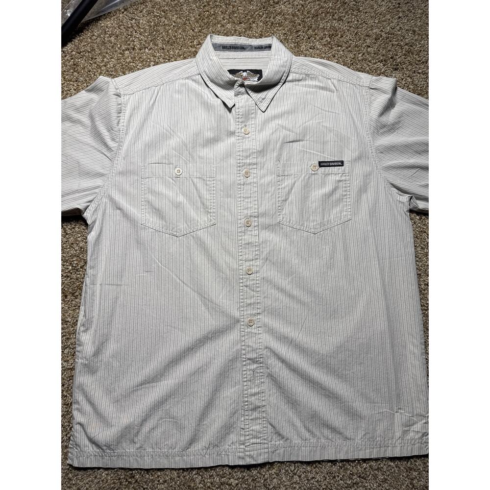 Harley Davidson bottom down shirt short sleeve